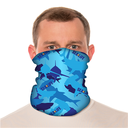 Shark Pattern Gaiter /Face Protector